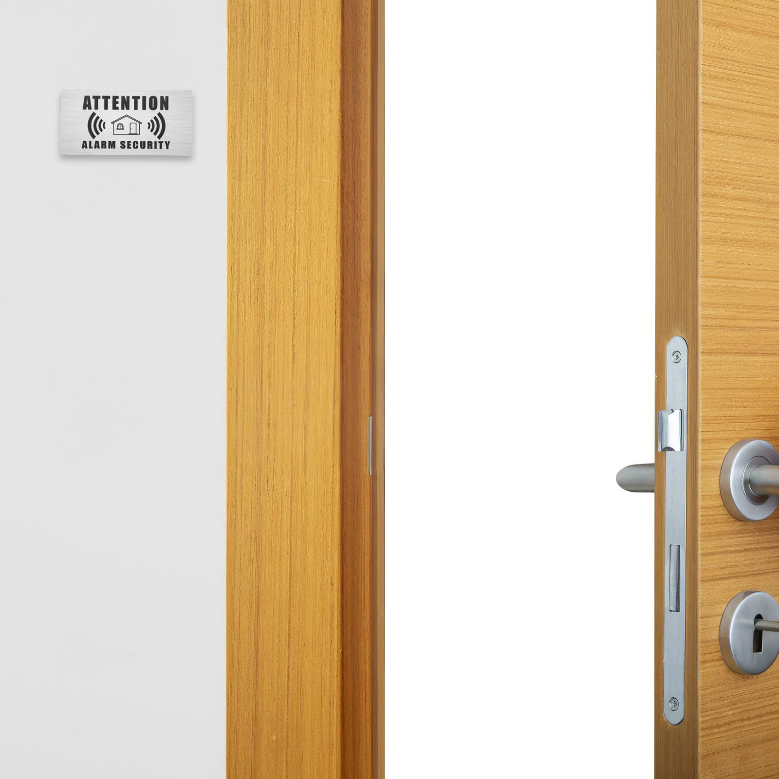 Home Security Alarm - 4 Sheets Security Alarm Warning Stickers