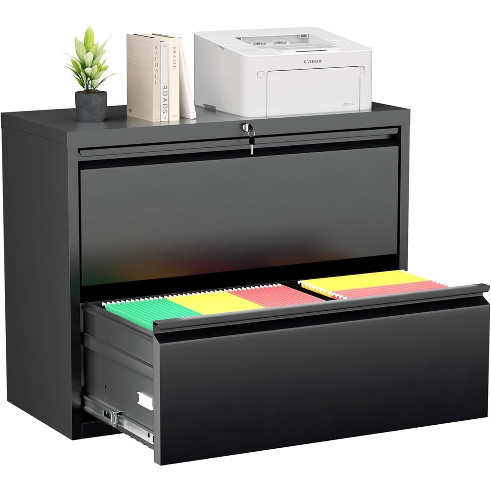Home Security Letters - Secure Lateral File Cabinet with Lock,