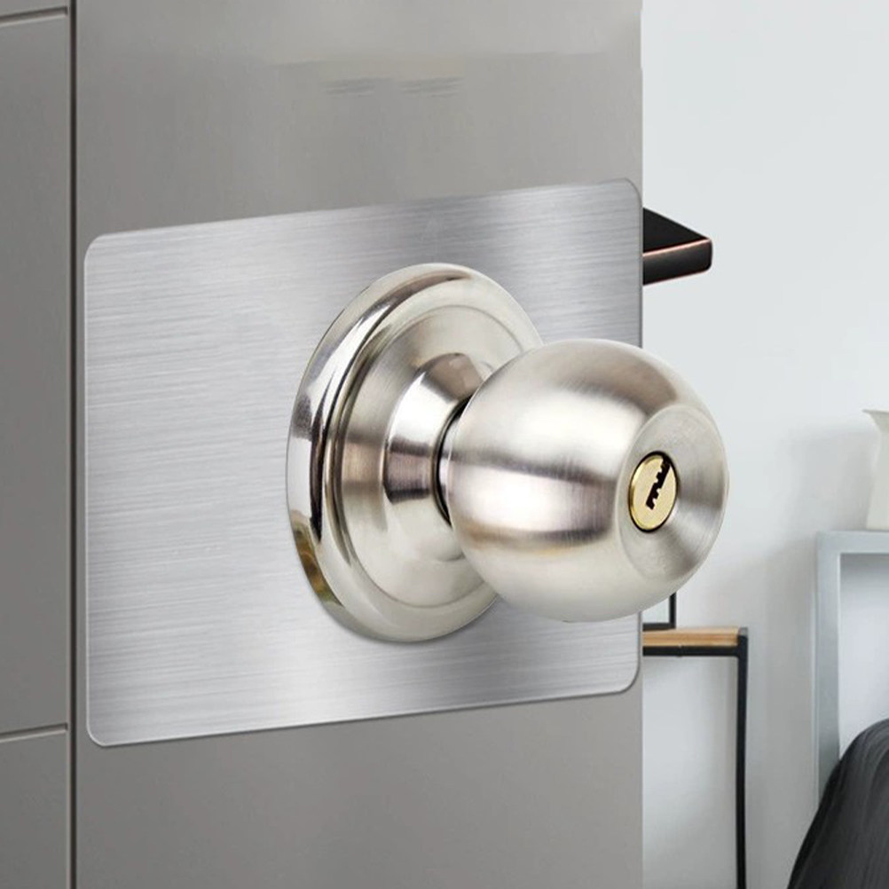 Door Reinforcer Kit - 4Pcs Premium Stainless Steel Door Hole