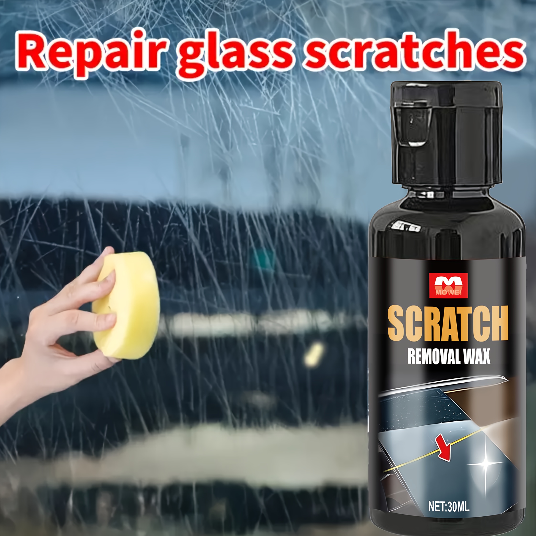 Glass Break Detector - Glass Scratch Remover - Cabinet Door