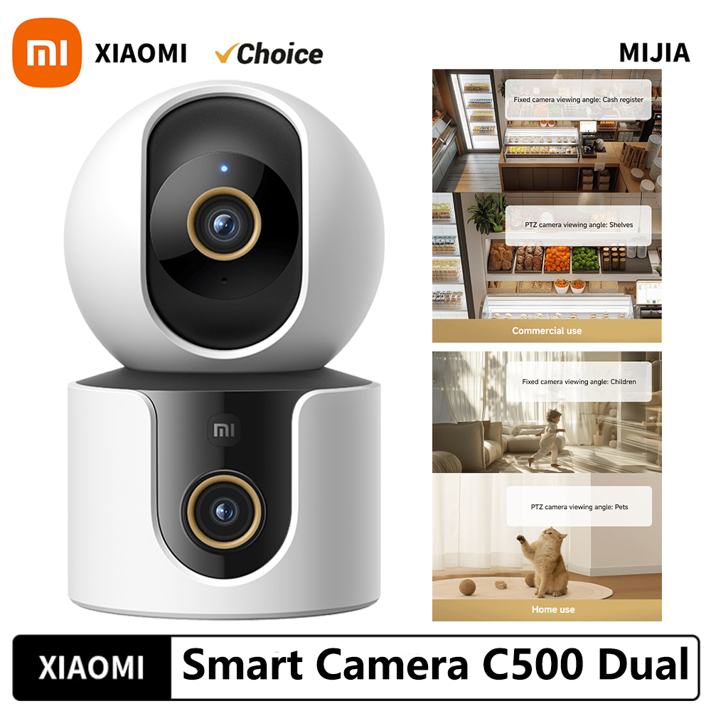 Home Security Camera Xiaomi Mi 360 - 2025 Xiaomi Smart Camera C500 Dual