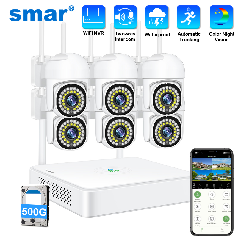 Home Security Recorder - Smar 3MP Wireless CCTV Security Camera