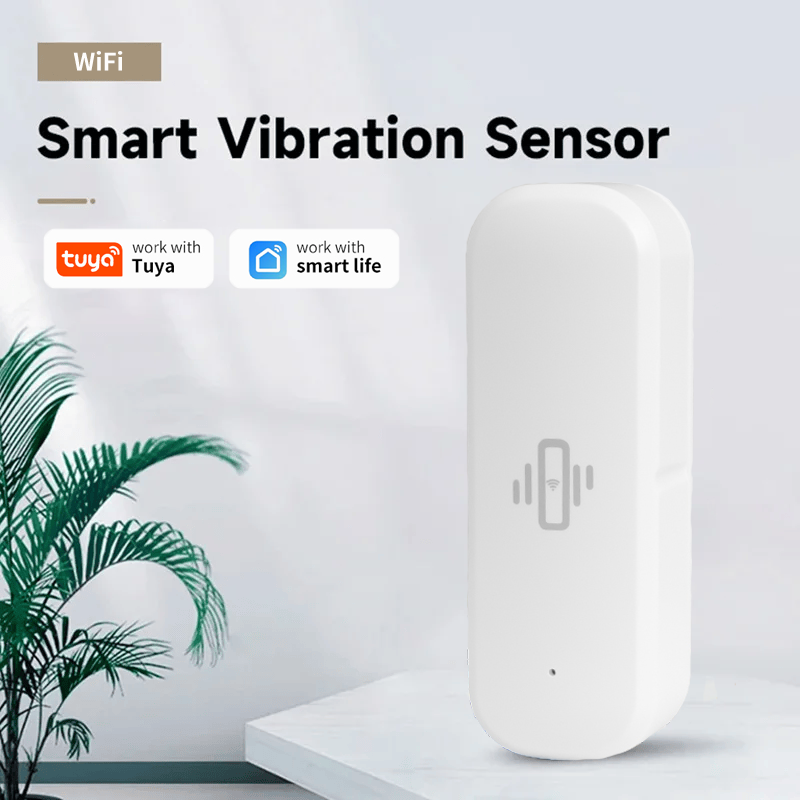 Home Security Alarm - Tuya Smart Devices WiFi Vibration Sensor