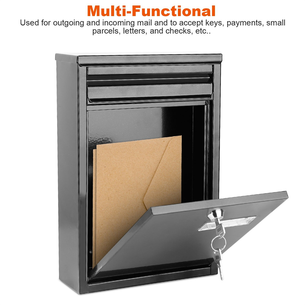 Wall Mount Mailbox Lockable Ga - Home Security Letters 评论和价格