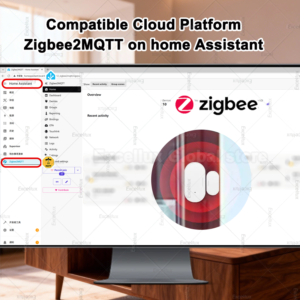 Zigbee 3.0 Door Window Sensor  - Home Security Alarm 评论和价格