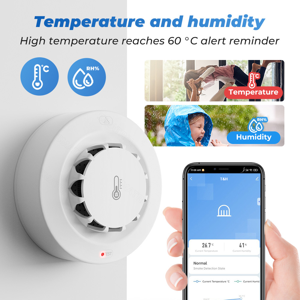 Tuya WiFi Temperature and Humi - Home Security Alarm 评论和价格