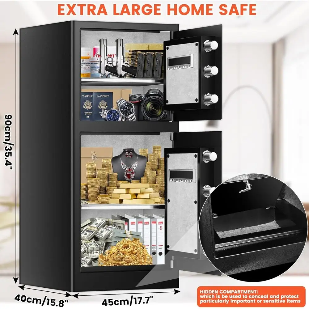 XL Double Door Security Safe 3 - Home Security Xl 评论和价格