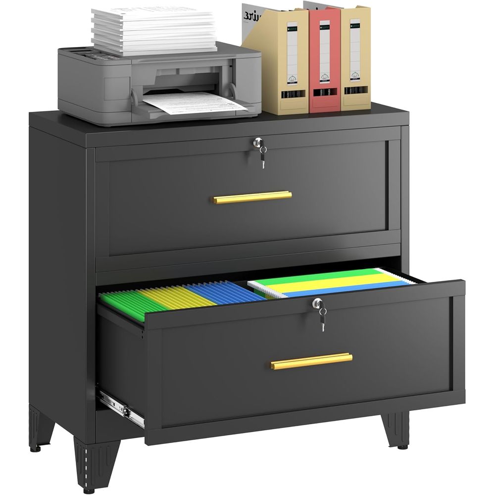 Secure Metal Lateral File Cabi - Home Security Letters 评论和价格