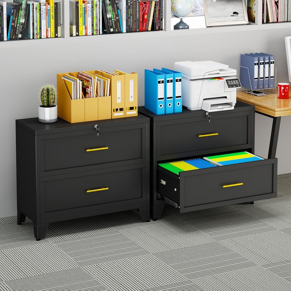 Secure Metal Lateral File Cabi - Home Security Letters 评论和价格