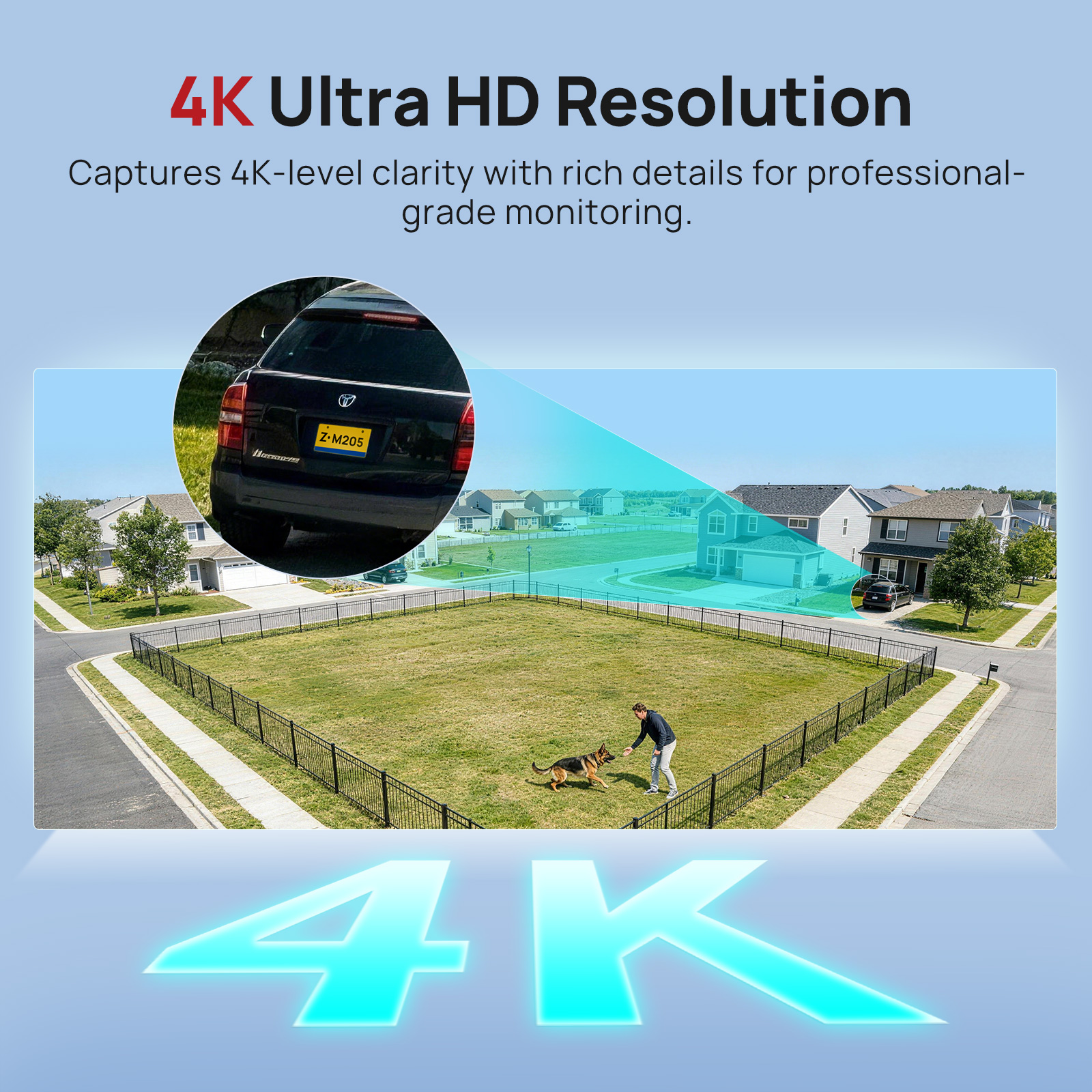 Vikylin 4K 8MP PTZ 25X Zoom 10 - Home Security Service 评论和价格
