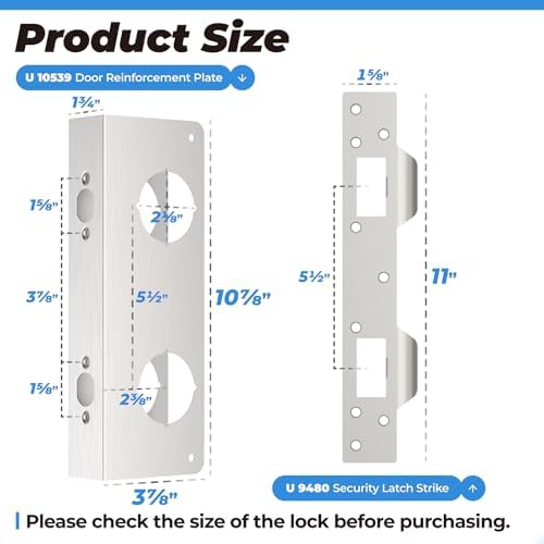 2-Pack Door Reinforcement & St - Door Reinforcer Kit 评论和价格