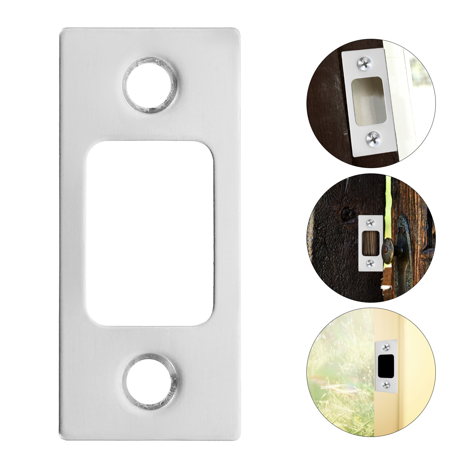 2Pcs Door Strike Plate Filler  - Door Reinforcer Kit 评论和价格