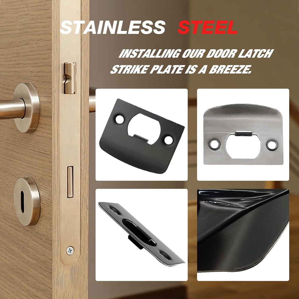 AT51-12 PCS Door Strike Plate, - Door Reinforcer Kit 评论和价格