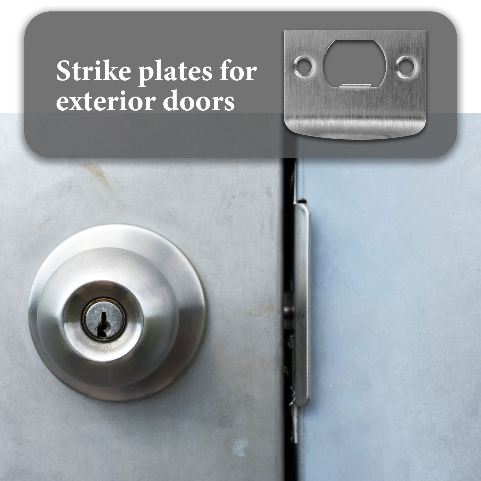 4Sets Door Strike Plate Stainl - Door Reinforcer Kit 评论和价格
