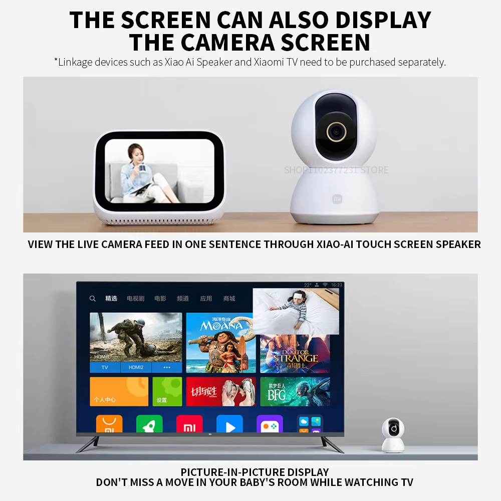 Original Xiaomi Smart Camera 2 - Home Security Camera Xiaomi Mi 360 评论和价格