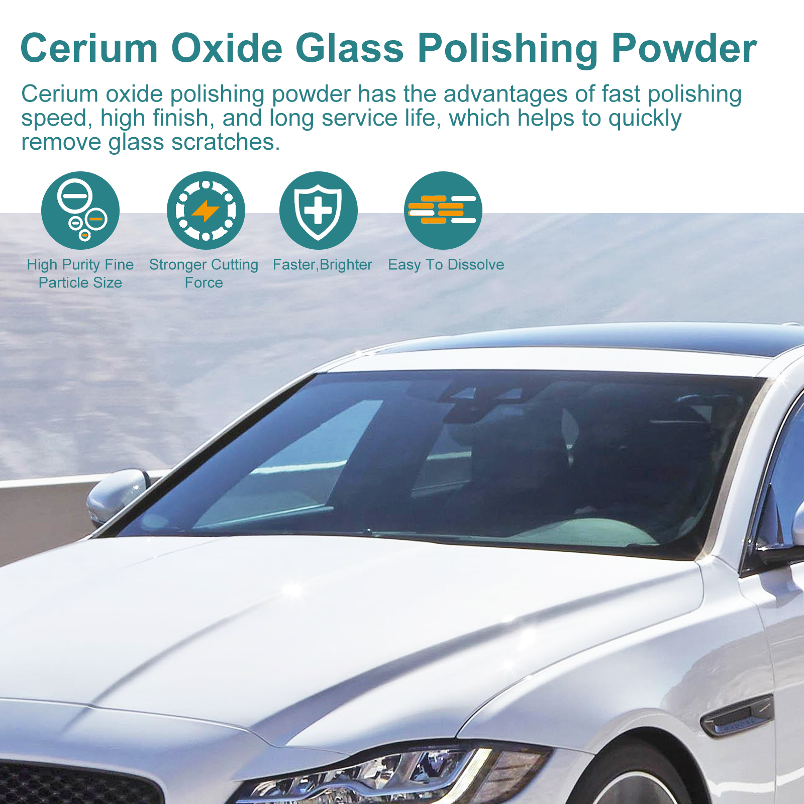 Glass Scratch Cleaning Powder: - Glass Break Detector 评论和价格
