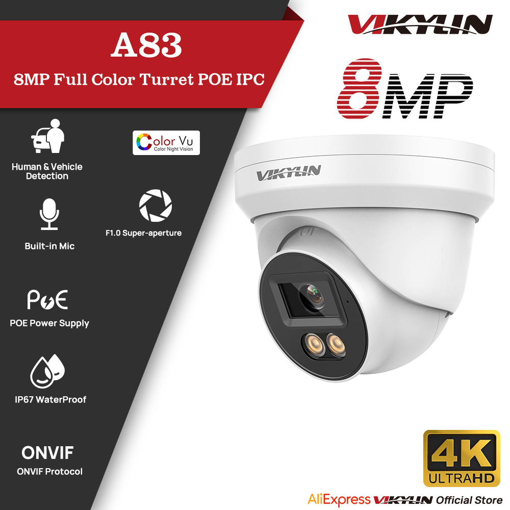 VIKYLIN 8MP HD IP Security Cam - Home Security Service 评论和价格