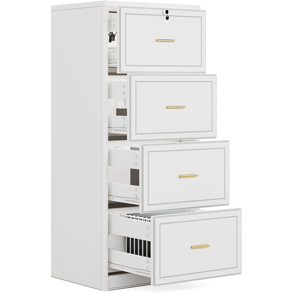 4-Der ile Cabinet with Lock, L - Home Security Letters 评论和价格