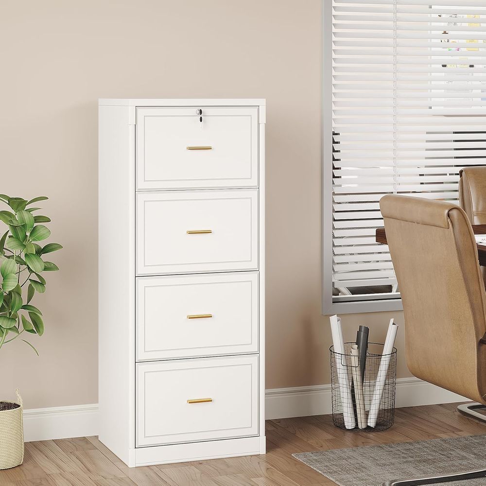 4-Der ile Cabinet with Lock, L - Home Security Letters 评论和价格