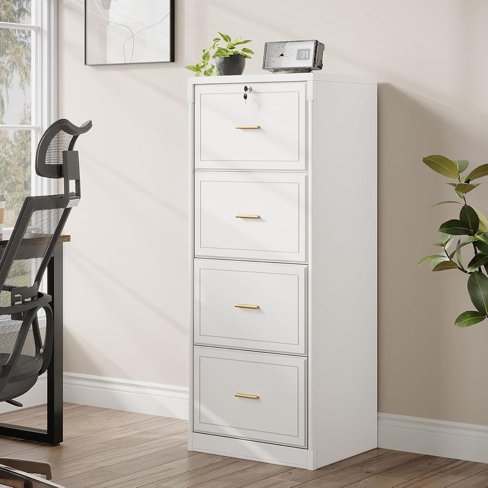 4-Der ile Cabinet with Lock, L - Home Security Letters 评论和价格