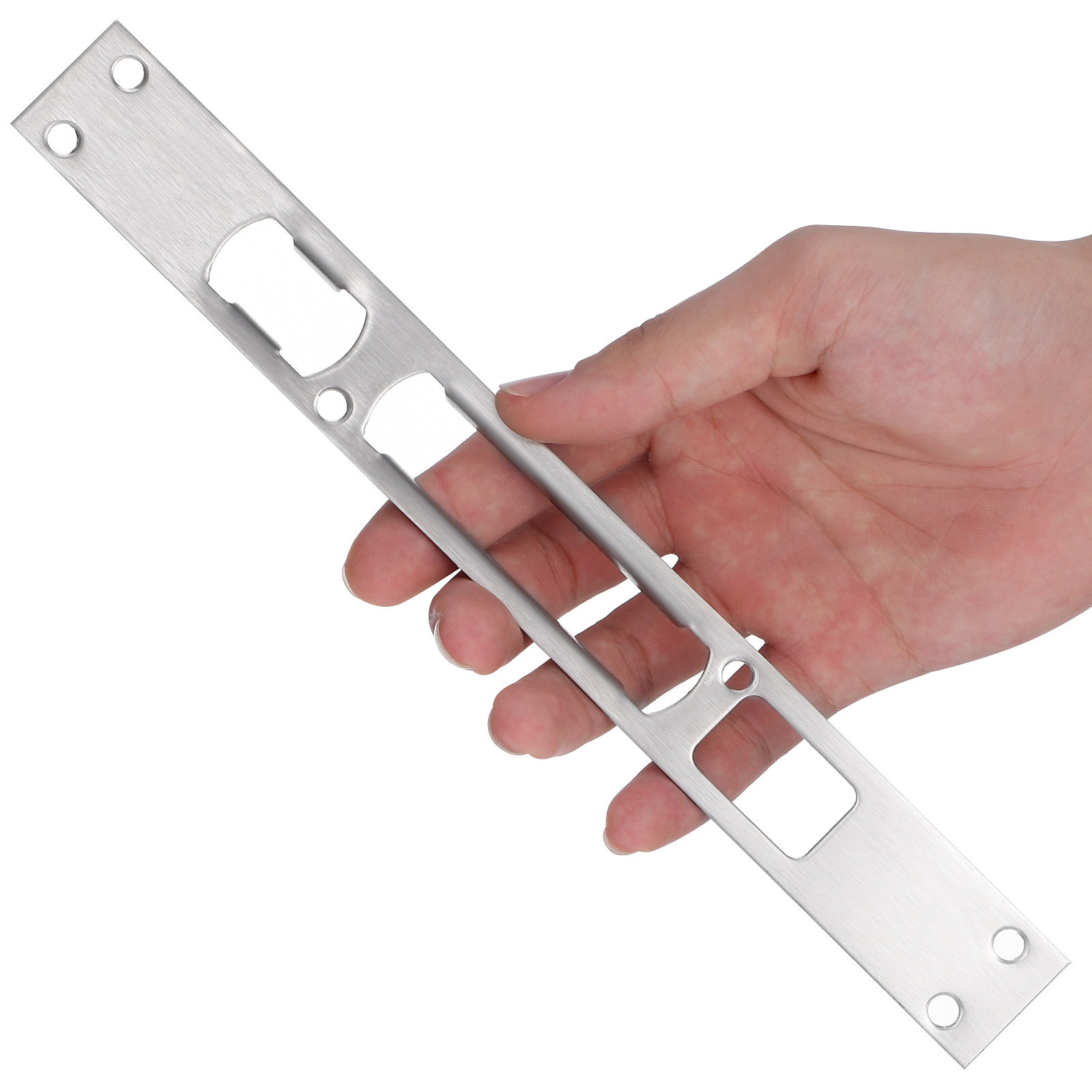 2Pcs Door Strike Plate Stainle - Door Reinforcer Kit 评论和价格