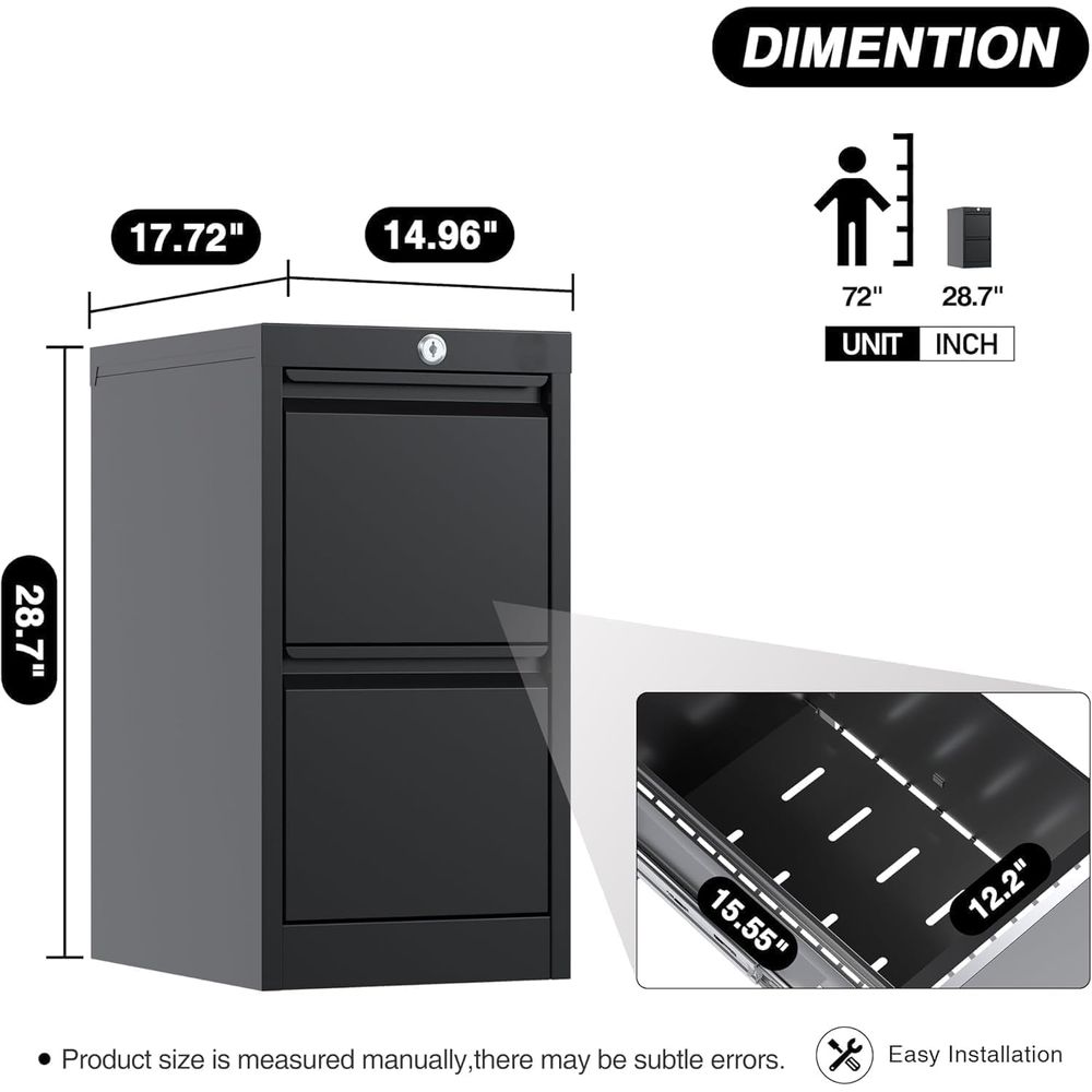 28.7H Metal File Cabinet with  - Home Security Letters 评论和价格