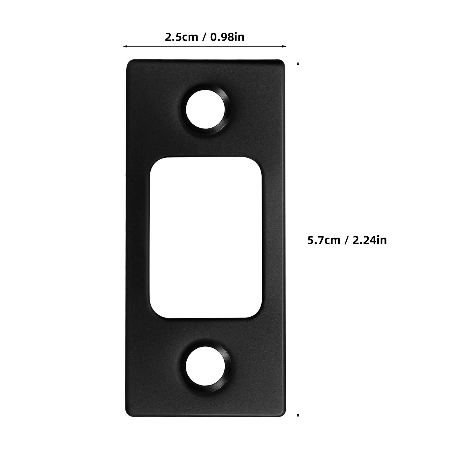 1Set Black Stainless Steel Str - Door Reinforcer Kit 评论和价格