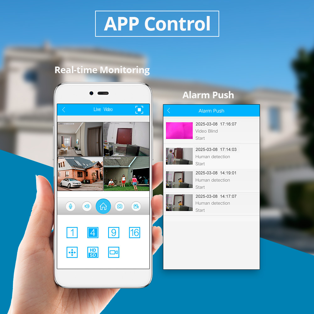 KERUI Mini Network WIFI 8CH NV - Home Security Recorder 评论和价格