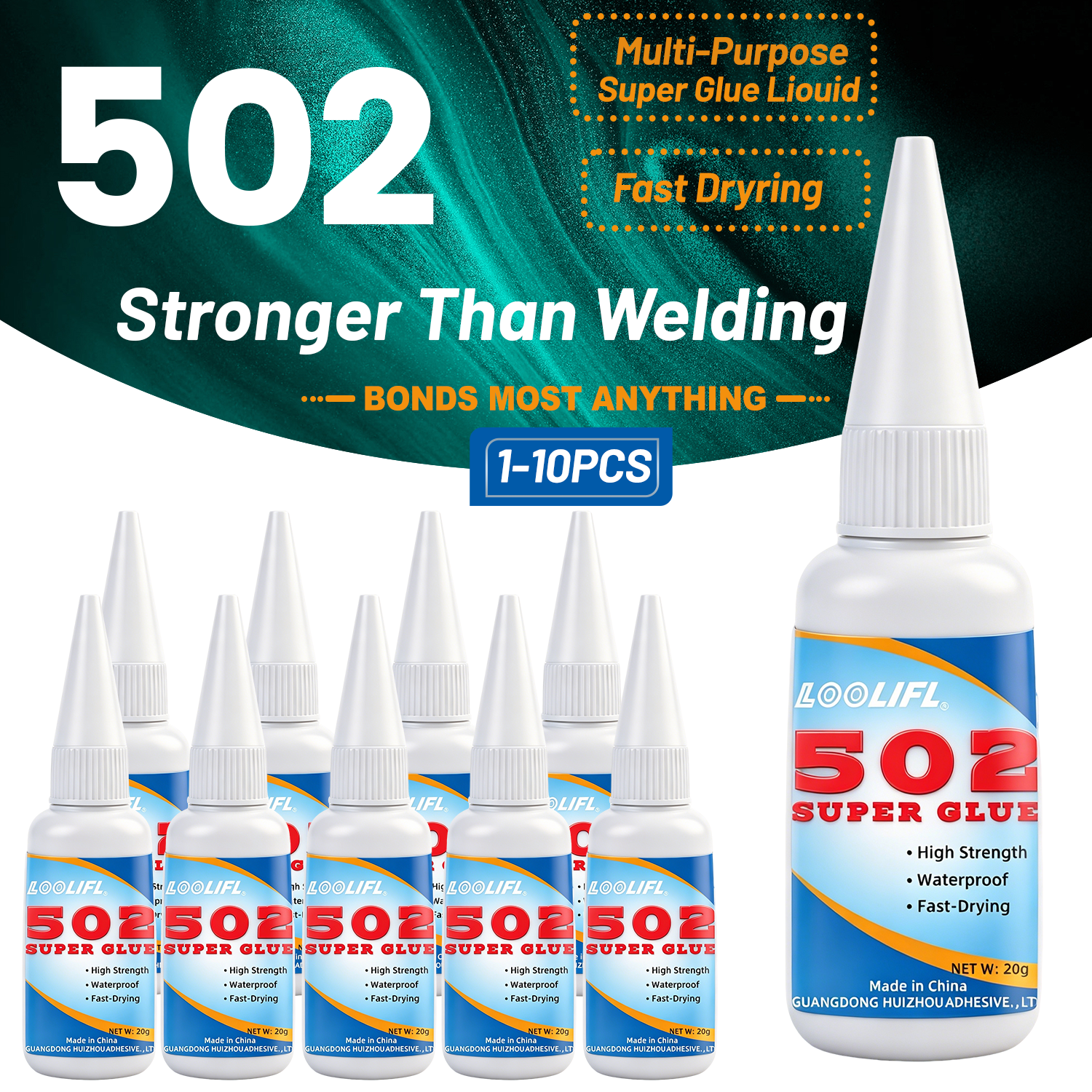 LOOLIFL502 Super Glue extra st - Glass Break Detector 评论和价格