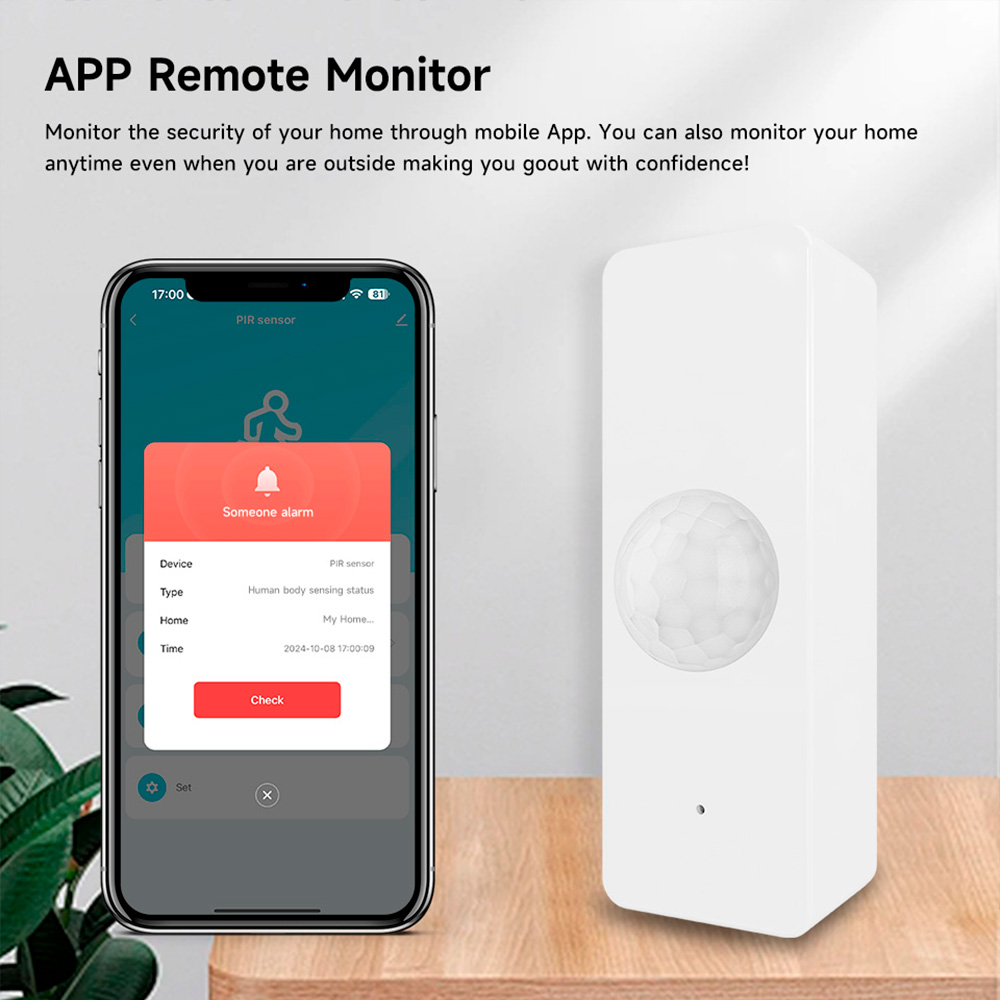 WiFi Smart PIR Motion Sensor T - Home Security Alarm 评论和价格