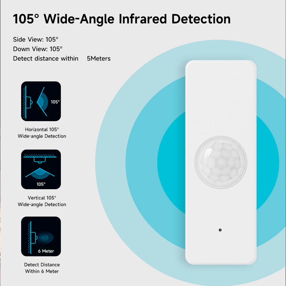 WiFi Smart PIR Motion Sensor T - Home Security Alarm 评论和价格