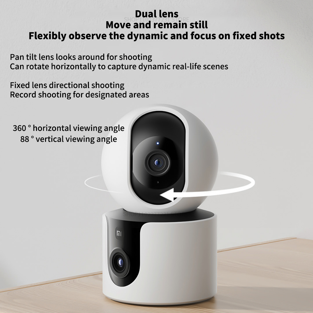 Xiaomi Smart Camera C300 Dual  - Home Security Camera Xiaomi Mi 360 评论和价格