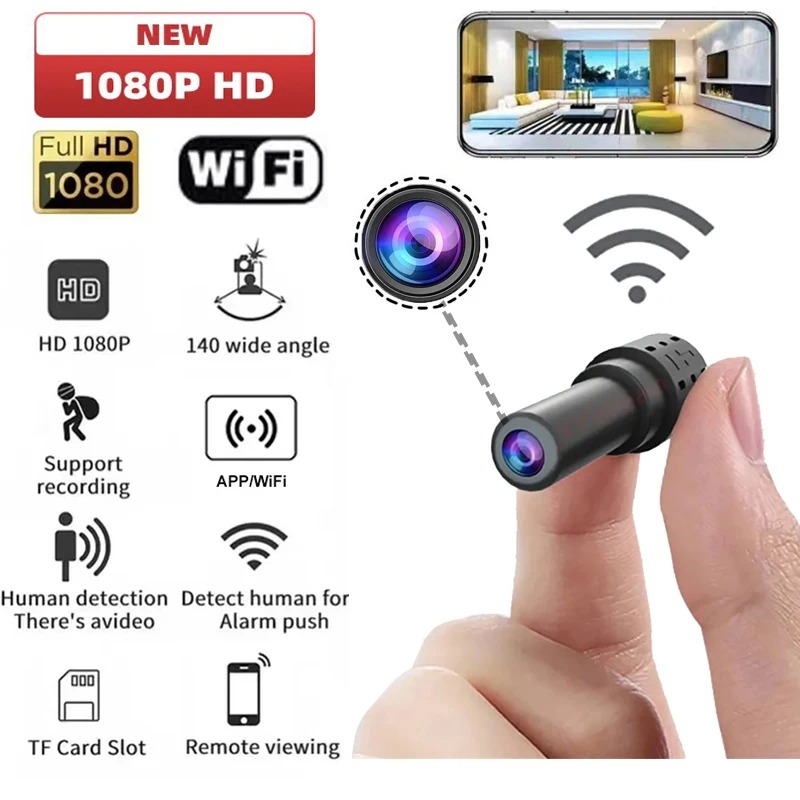 Mini WiFi Camera HD 1080P Indo - Home Security Recorder 评论和价格