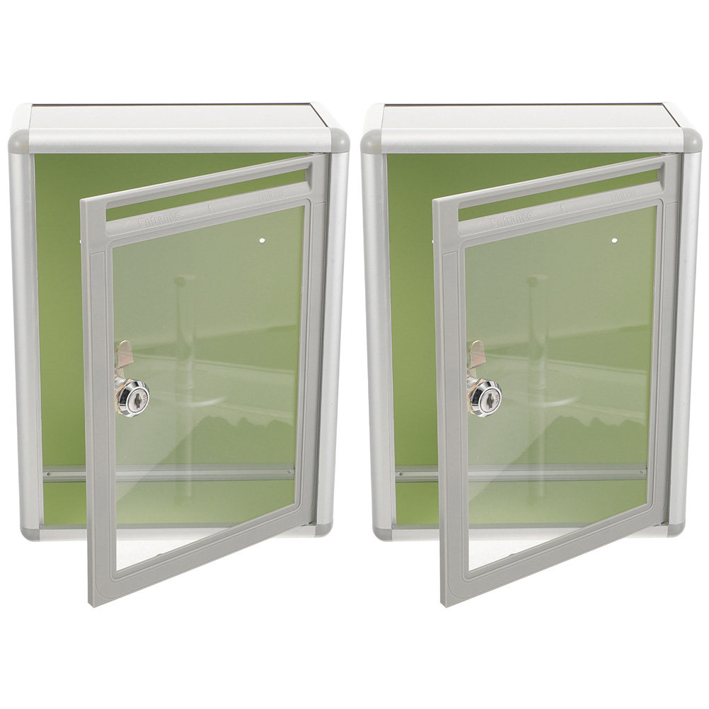 2Pcs Transparent Wall Mounted  - Home Security Letters 评论和价格