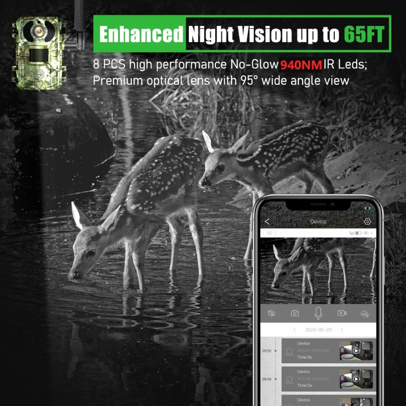 4G Sim Solar Trail Game 940nm  - Home Security Game 评论和价格