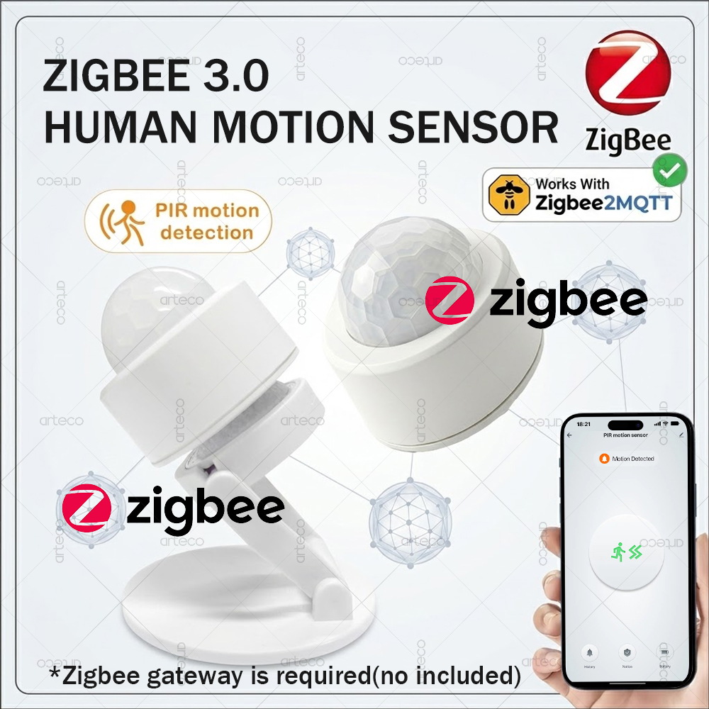 Zigbee 3.0 Mini PIR Motion Sen - Home Security Alarm 评论和价格
