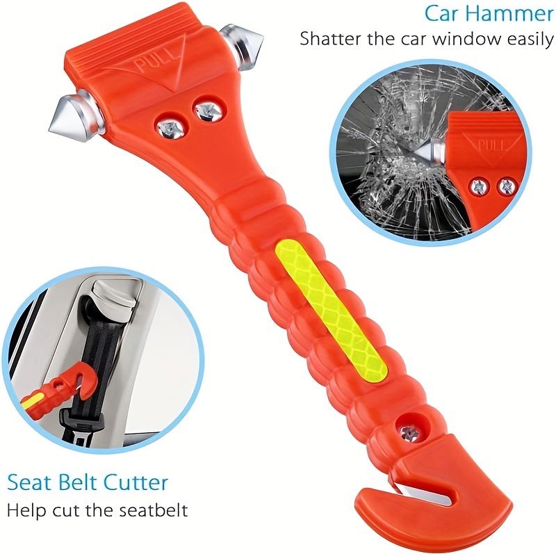 Spring Loaded Car Escape Tool  - Glass Break Detector 评论和价格
