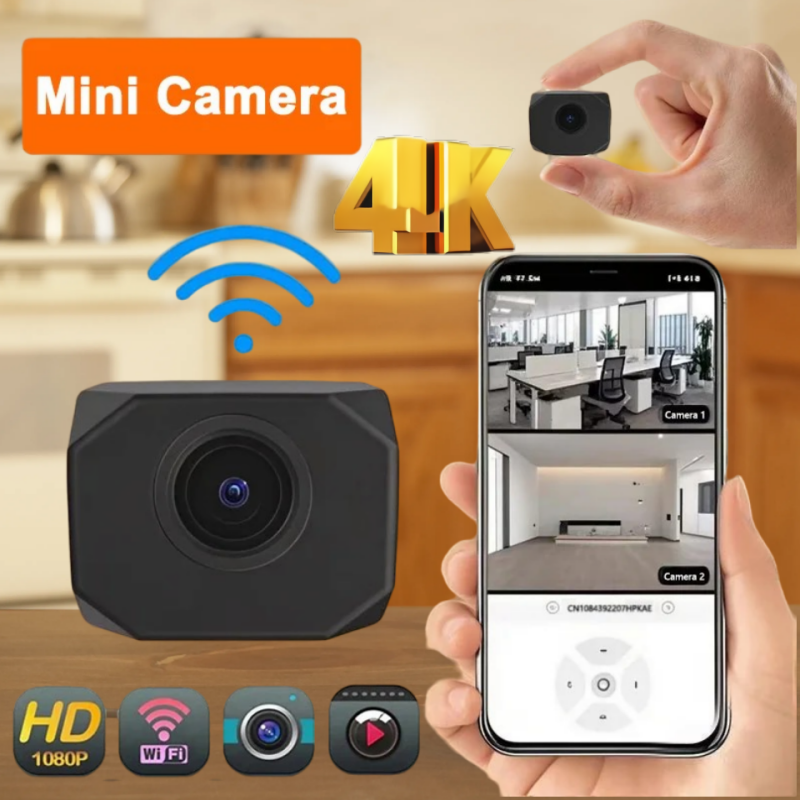 4K HD WiFi Security Camera for - Home Security Recorder 评论和价格