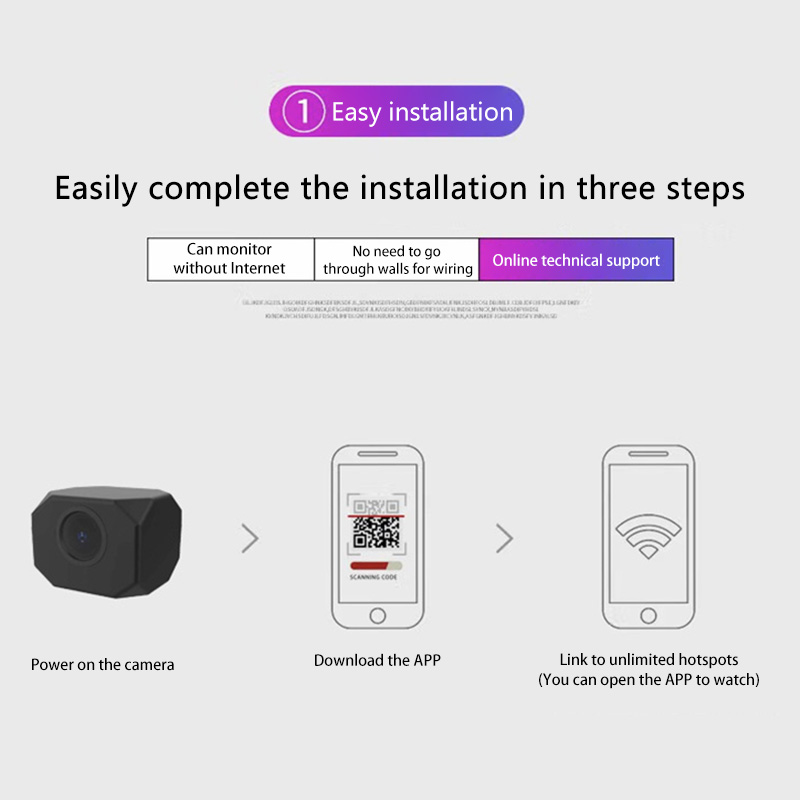 4K HD WiFi Security Camera for - Home Security Recorder 评论和价格
