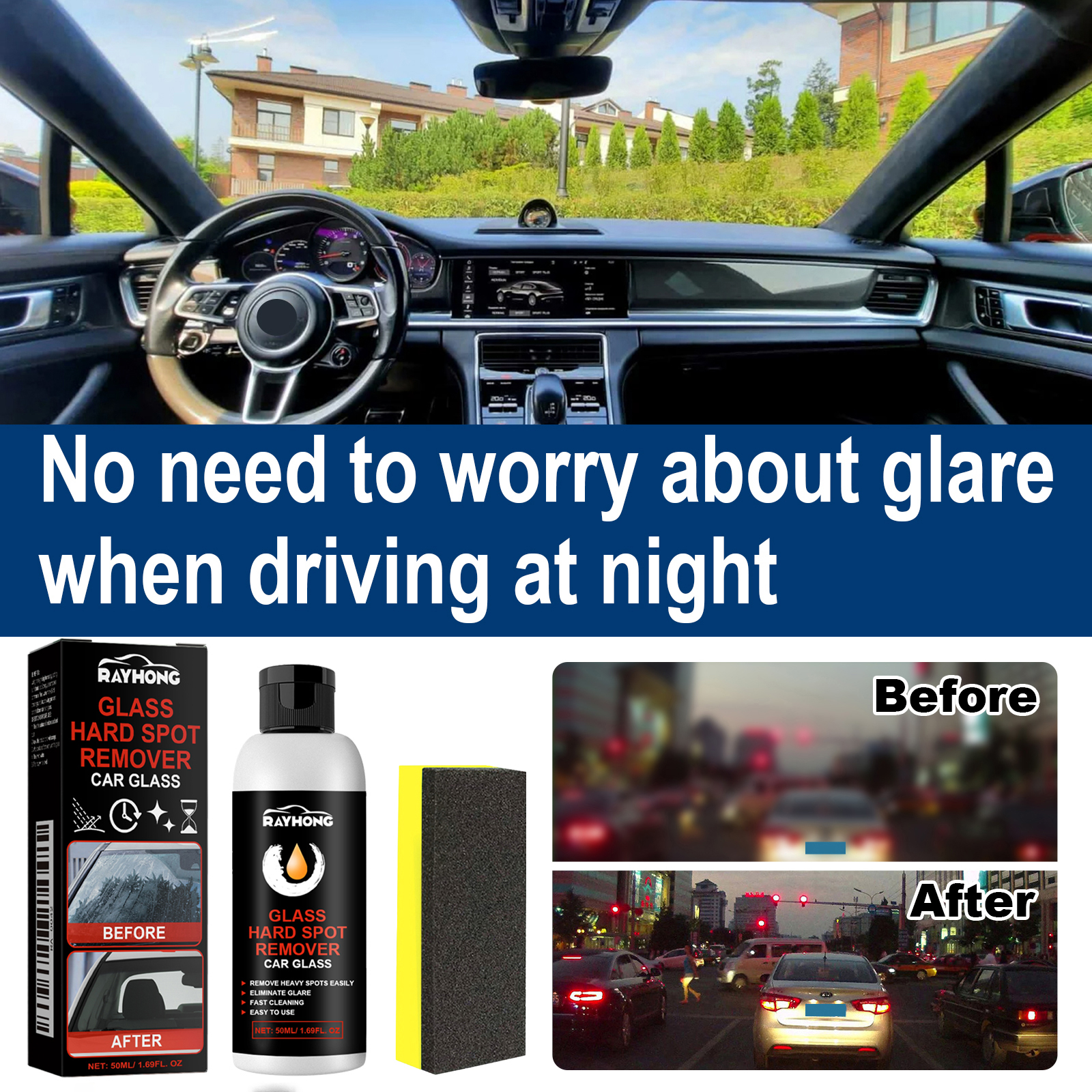 Car Glass Polishing Paste Wind - Glass Break Detector 评论和价格