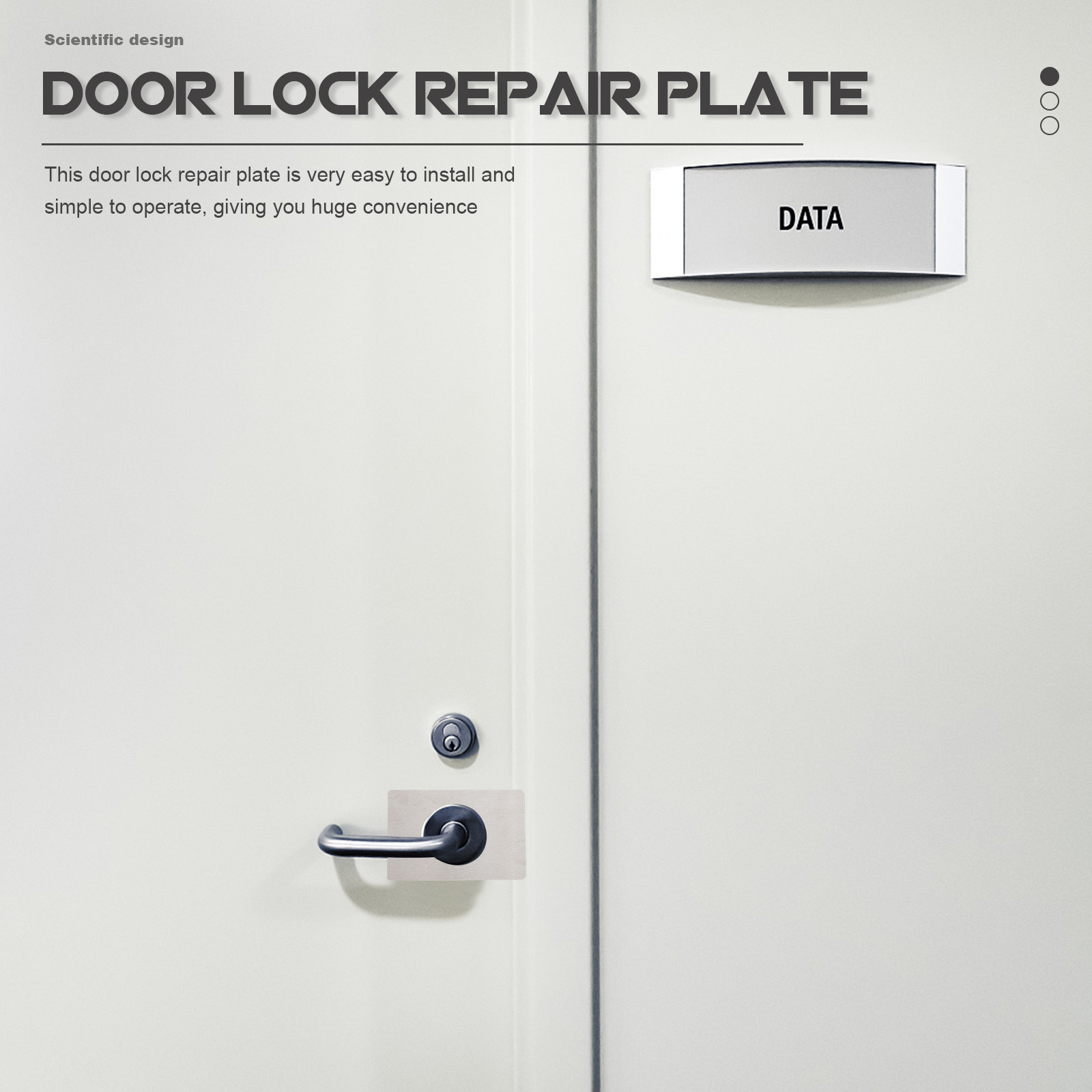 2Pcs Stainless Steel Door Hole - Door Reinforcer Kit 评论和价格