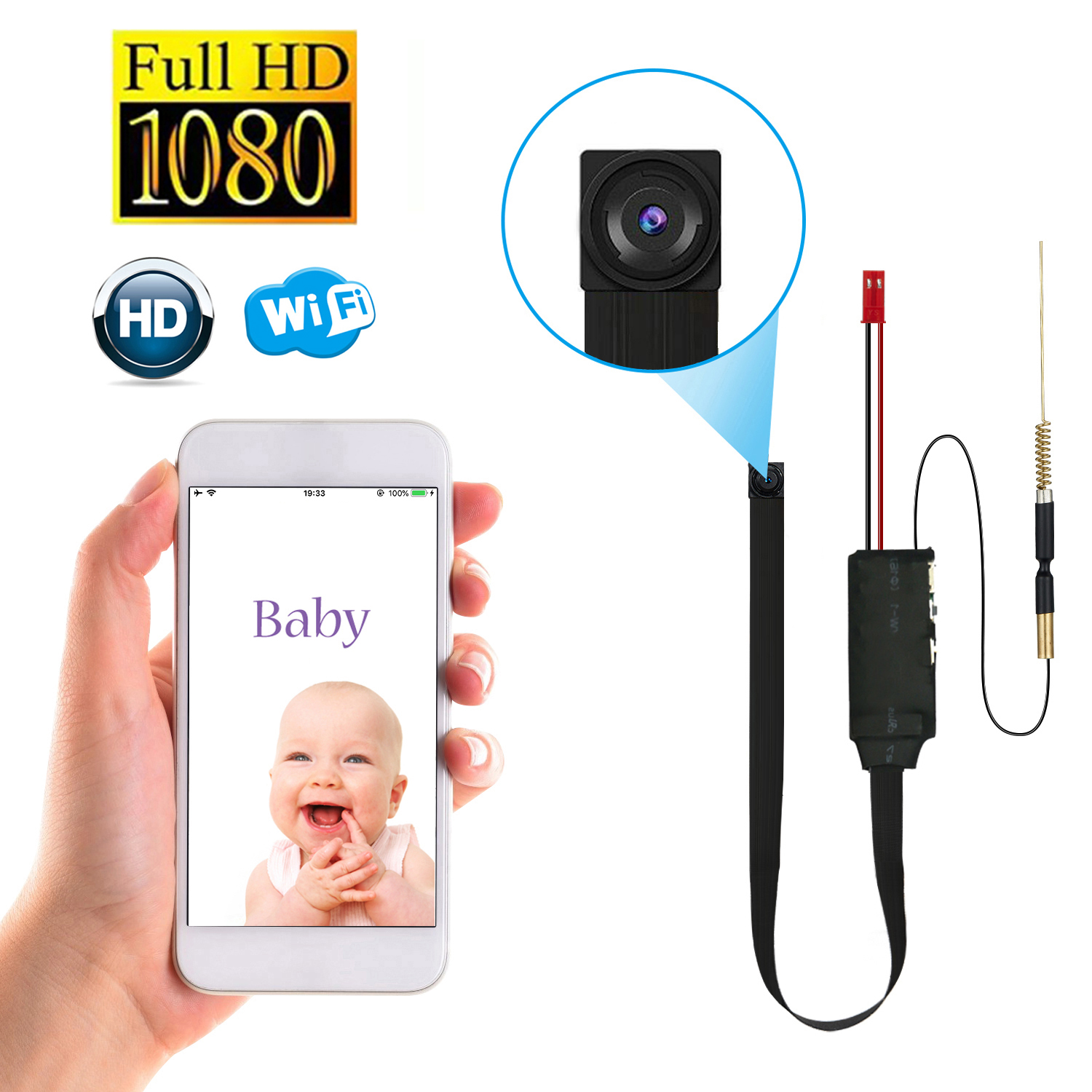 DIY WiFi Mini Camera Module Mo - Home Security Recorder 评论和价格