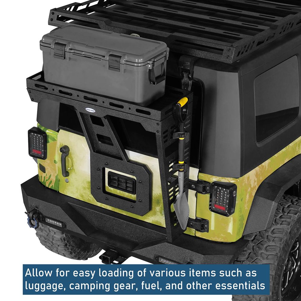 JK Tailgate Cargo Basket Rear  - Door Reinforcer Kit 评论和价格