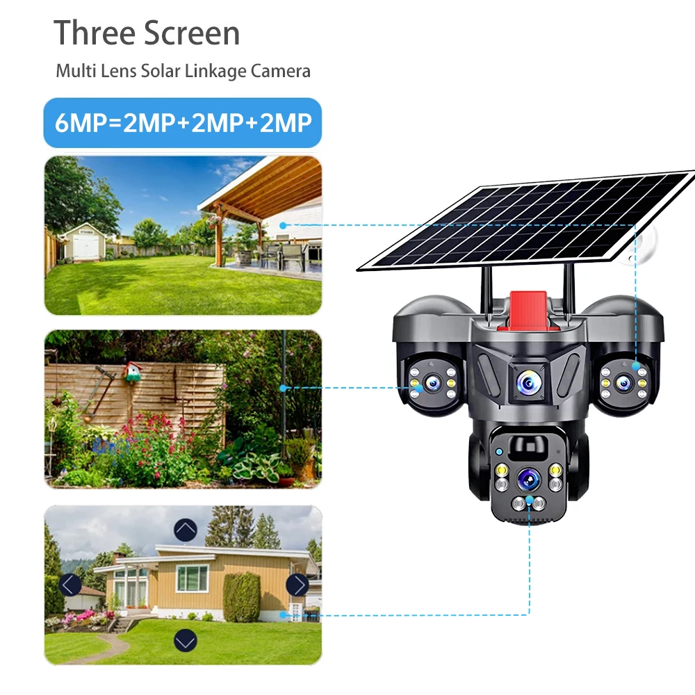 KERUI Outdoor PTZ 6MP 4G SIM W - Home Security Recorder 评论和价格