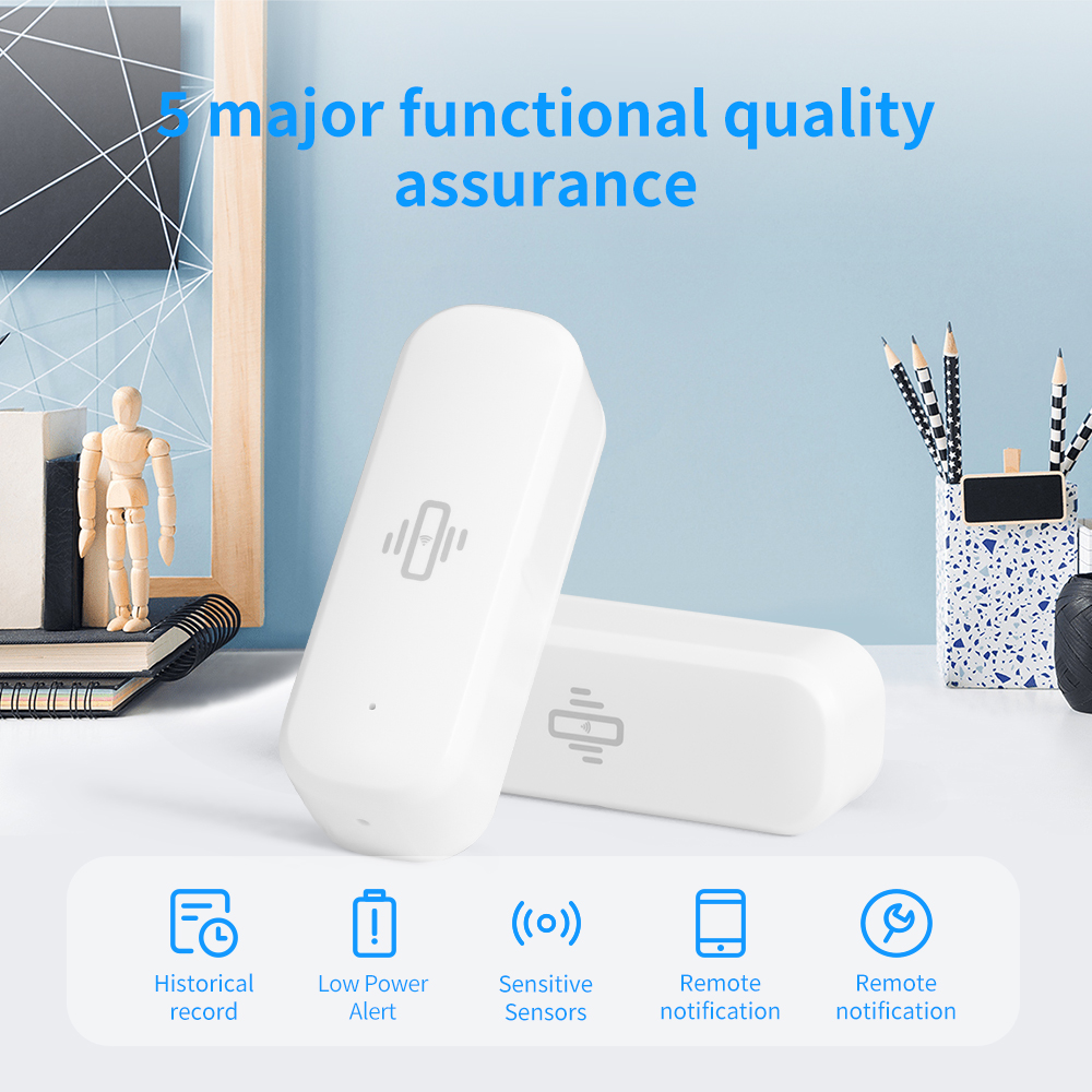 Tuya Smart Devices WiFi Vibrat - Home Security Alarm 评论和价格