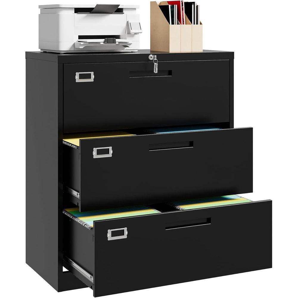 Secure Steel Lateral File Cabi - Home Security Letters 评论和价格