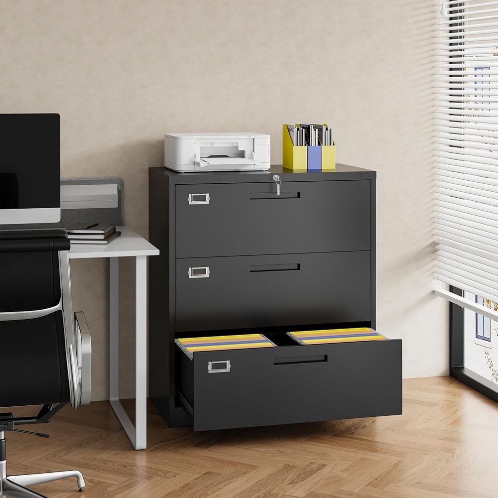 Secure Steel Lateral File Cabi - Home Security Letters 评论和价格
