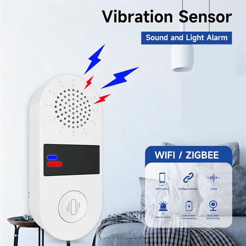 A25P Tuya Wifi Vibration Senso - Home Security Alarm 评论和价格