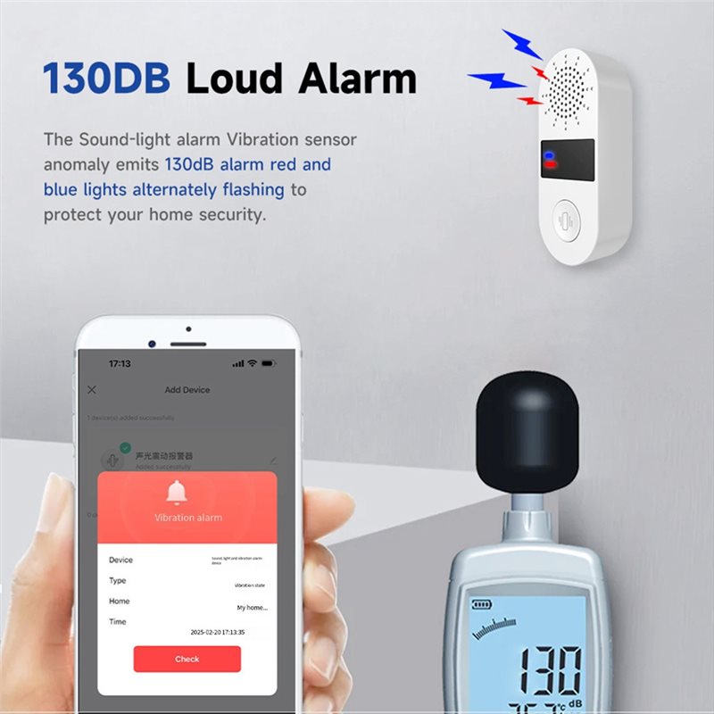 A25P Tuya Wifi Vibration Senso - Home Security Alarm 评论和价格