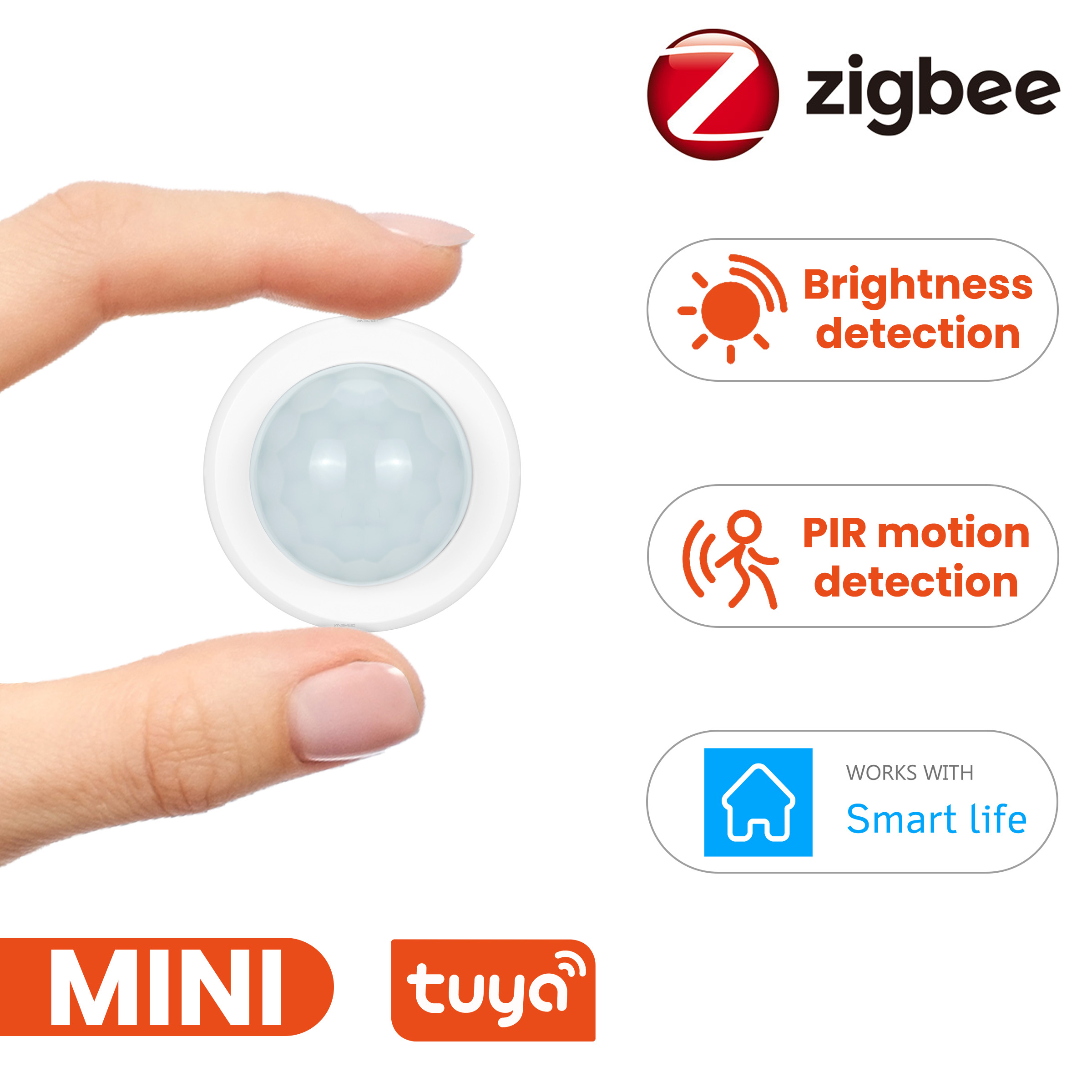 Tuya Zigbee 3.0 Mini PIR Motio - Home Security Alarm 评论和价格